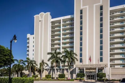 a view of the marriott vacation club building at Le Marina Bay PH4 STR-01484 in Sunny Isles Beach
