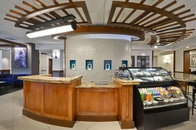 a store with a food counter in a lobby at Hyatt Place Miami Airport-West/Doral in Miami