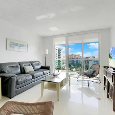 2 BEDROOMS 2 FULL BATHROOMS APT. ON THE BEACH