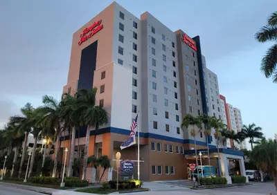 a rendering of the trump international hotel and casino at Hampton Inn & Suites Miami Airport South/Blue Lagoon in Miami