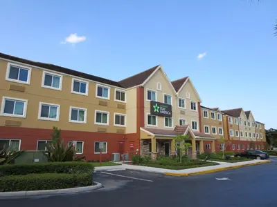 a rendering of the front of a hotel at Extended Stay America Premier Suites - Miami - Airport - Miami Springs in Miami