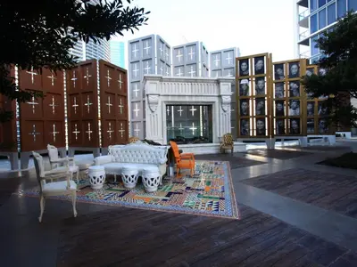 a living room with a couch and chairs and a rug at Luxury Waterfront Condo In The Urban Oasis At Icon-Brickell Free Spa in Miami
