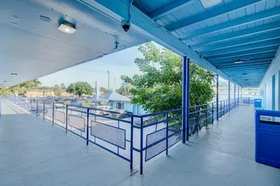 a view from the inside of a building at Leeward Motel By Capital O North Miami Beachside in North Miami