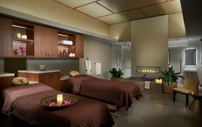 a hotel room with two beds and a bathroom at Seminole Hard Rock Hotel & Casino Hollywood in Fort Lauderdale
