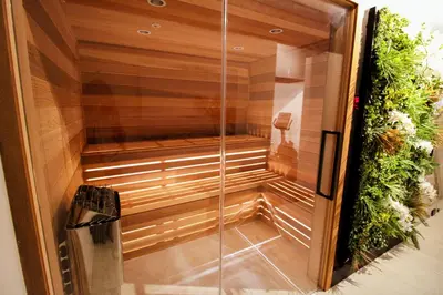 a saunaificialificialificialificialificialificialificialificialificialificialificialificialificial at Alexander 1211 Beachfront Condo with Direct Beach Access, 2 Pools, Sauna, Gym in Miami Beach
