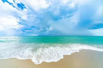 a view of the ocean with at Paradise on Hollywood Beach 2 bed 2 bath in Hollywood