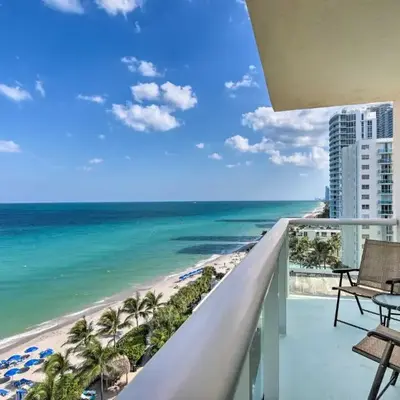 Beachfront Condo with Pool Access in Hollywood!
