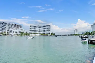 a large body of water with boats in it at Lincoln Villa Suites in Miami Beach