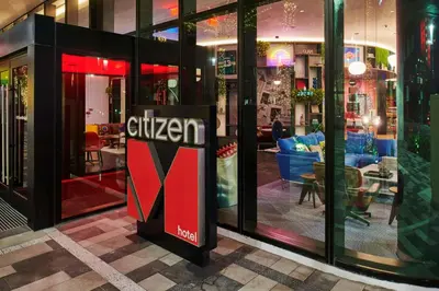 a store with a cilwegian sign in the window at citizenM Miami World Center in Miami