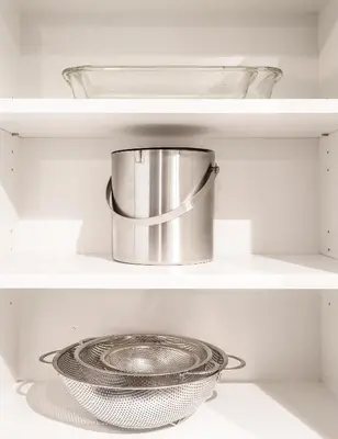a silver pot sitting on top of a shelf in a refrigerator at PRAIA Hotel Boutique & Apartments Miami Beach in Miami Beach