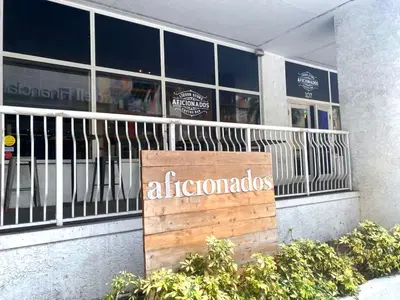 a sign in front of a store at Luxurious 3BR Condo with Pool in Brickell in Miami