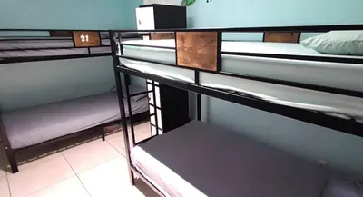 a group of bunk beds in a room at Summer Gardens in Miami
