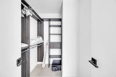 a room with a ladder and a bunk bed at Modern 1 Bed Condo across from Bayside in Downtown in Miami