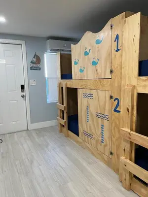 a room with two bunk beds in a room at Blue Little Havana in Miami